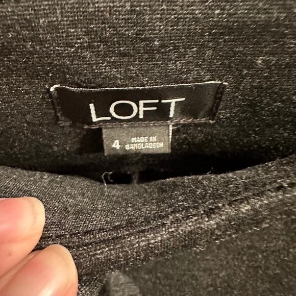 Loft gray pants Size 4 - Picture 6 of 11